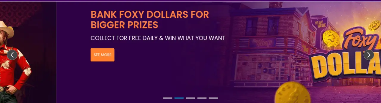 Foxy Bingo welcome offer
